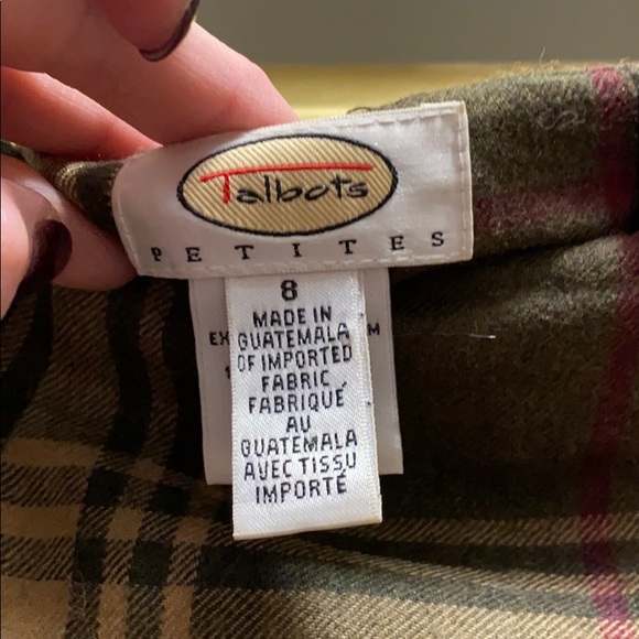 Talbots wool wrap skirt - Picture 7 of 8